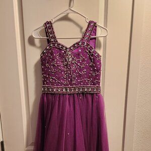 Girls purple dress